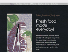Tablet Screenshot of lilaccitygrille.com
